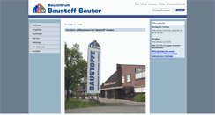 Desktop Screenshot of baustoff-sauter.de